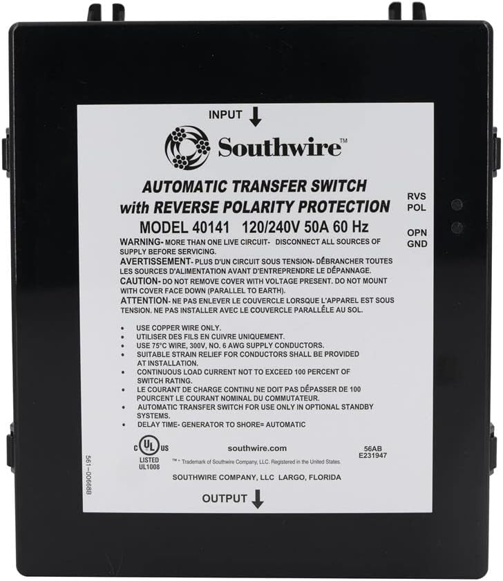 50A Reverse Polarity Transfer Switc