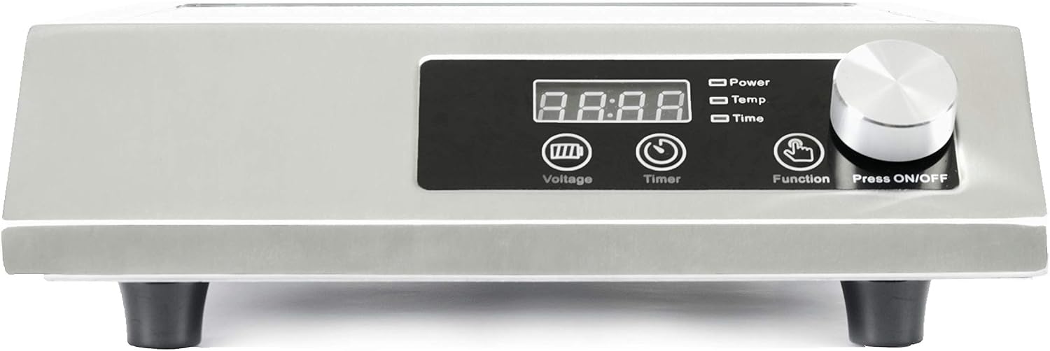 HD Commercial Portable Induction Cooktop, Hot Plate Electric, Single Burner Electric Cooktop, Electric Burner, 20 levels power 1,300-3,400W