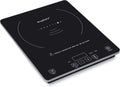 BergHOFF Tronic Tempered Glass Touch Screen Induction Cooktop 1800W, Auto-pan Detection, 14' Black Shatter-resistant