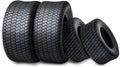 WANDA Set 4 Lawn Mower Turf Tires 15x6-6 Front & 18x8.5-8 Rear /4PR -13016/13028