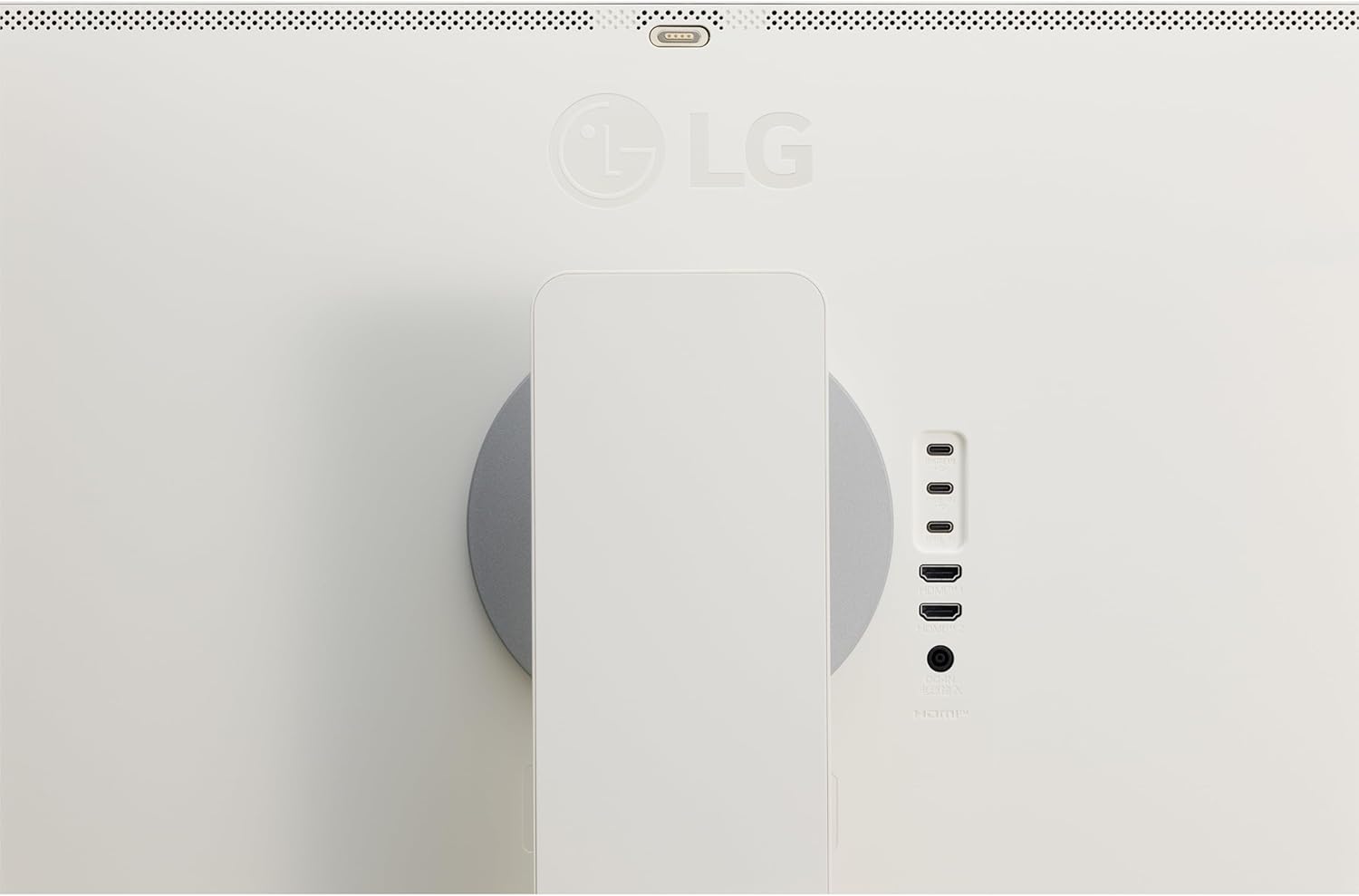 LG 32SR85U-W Smart Monitor 32-inch 4K UHD (3840x2160), IPS Display, webOS 23, USB Type-C 90W PD, Built-in FHD Webcam & Speaker, HDR 10, AirPlay 2, Screen Share, Bluetooth, White
