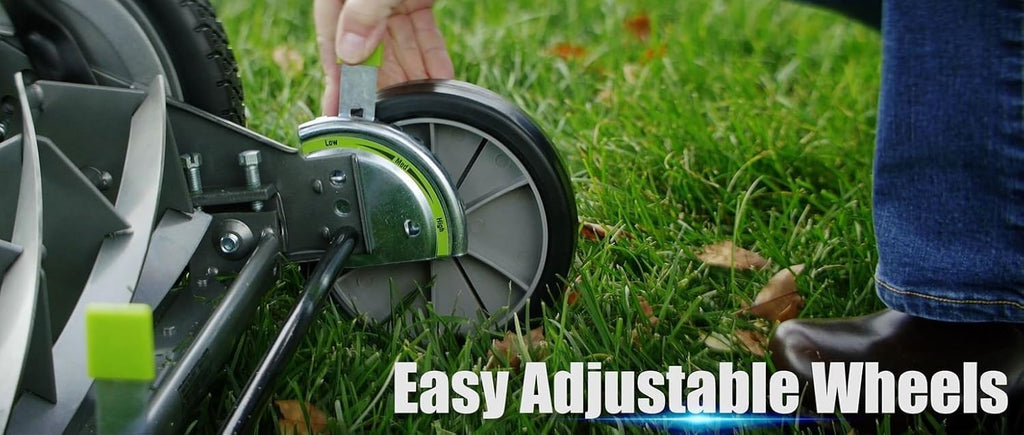 Earthwise 1816-18EW 18-Inch 5-Blade Push Reel Lawn Mower, Grey