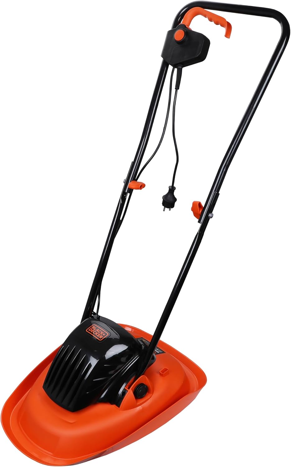 BLACK+DECKER BEMWH551-QS 1200W Electric Hover Mower, 12' (30cm) Winged Blade, Multi Directional Cutting, Ideal for Smaller Lawns up to 250 Metre Square,46 cm Cable Length, 1 Year Manufacturer Warranty