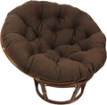 Hanging Basket Seat Cushion Mattress,Indoor Outdoor Swing Chair Cushion Pad,Thicken Round Egg Louger Cushion Pillow for Rocking Chair Hammock Brown B 120x120cm(47x47inch)