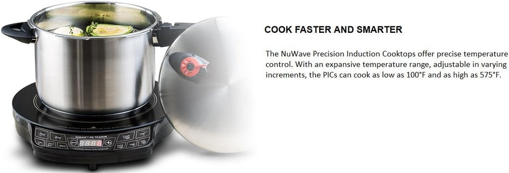 NuWave PIC Pro Highest Powered Induction Cooktop 1800W