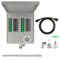 Nature's Generator Manual Transfer Switch 12-Circuits 120/240V 30A Non-Automatic Power Transfer Kit UL Approved
