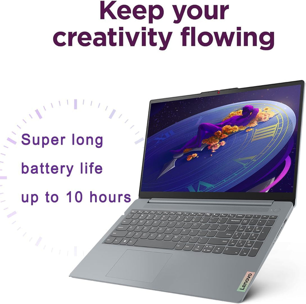Lenovo IdeaPad 15.6' FHD Touchscreen Laptop (16GB RAM, 1TB SSD, Intel 6-Core i3-1215U (> i5-1135G7)), Narrow Bezel, Webcam, 10-Hr Long Battery Life, Wi-Fi 6, IST Hub, Win 11 Home S Mode, Cloud Grey