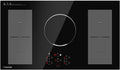 36 Inch Induction Cooktop, AMZCHEF Built-in Electric Stove Top with 5 Boost Burners Bridge Function, 240V/10800W, ETL Certified, 9 Power Level, Keep Warm, Timer, Safety Lock