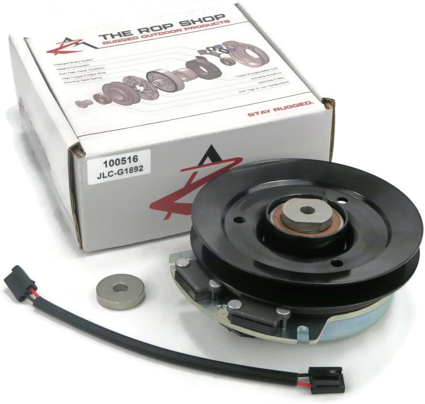 The ROP Shop | Electric PTO Clutch for Wright Stander 71410013 - Lawn Mower Engine Motor