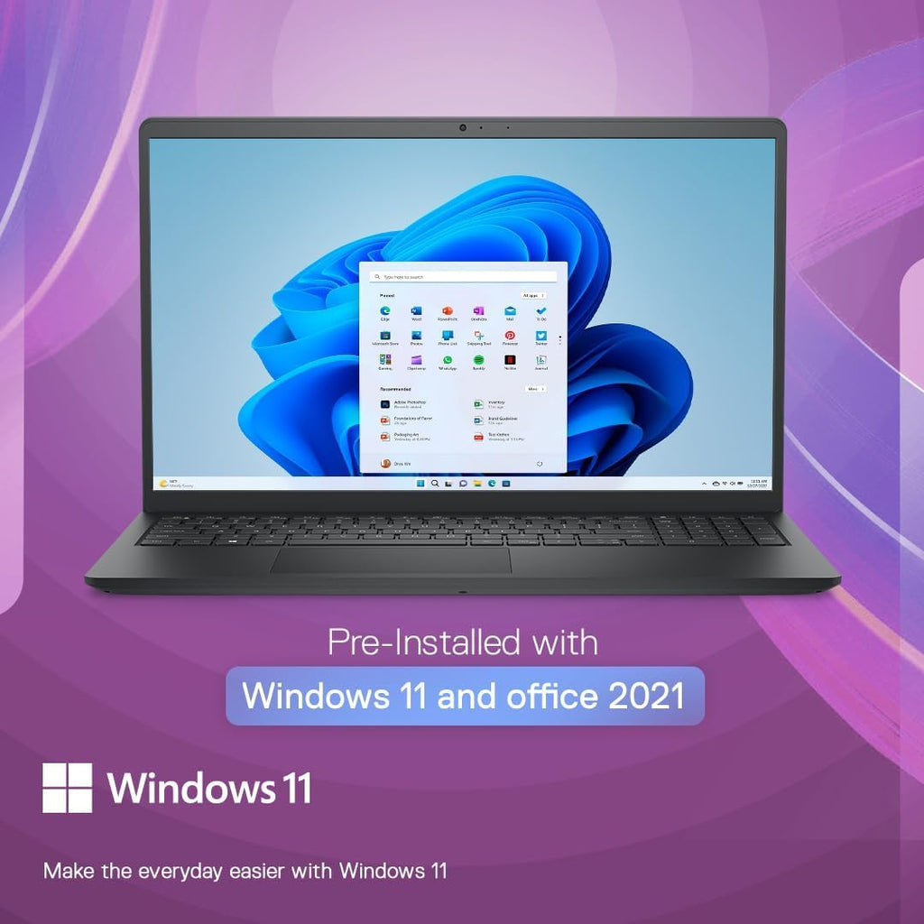 DELL Inspiron 15 3530 Business Laptop, 15.6' FHD Touchscreen, Intel Core i5-1334U, 16GB RAM, 1TB SSD, Lifetime Microsoft Office 2024, Webcam, HDMI, Wi-Fi 6, Windows 11 Pro, Black