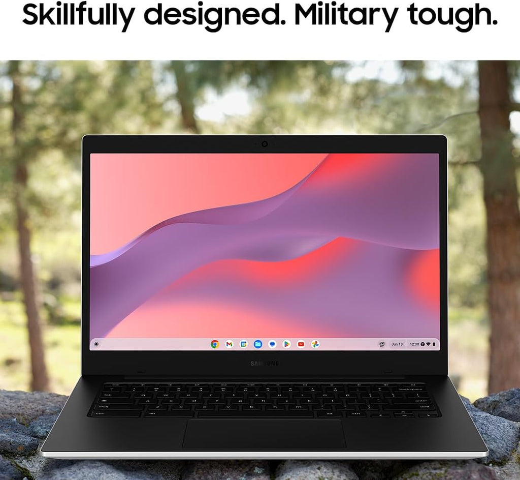 Samsung 14' Galaxy Chromebook Go Laptop PC Computer, Intel Celeron N4500 Processor, 4GB RAM, 64GB Storage, ChromeOS, XE340XDA-KA2US, Student Laptop, Silver