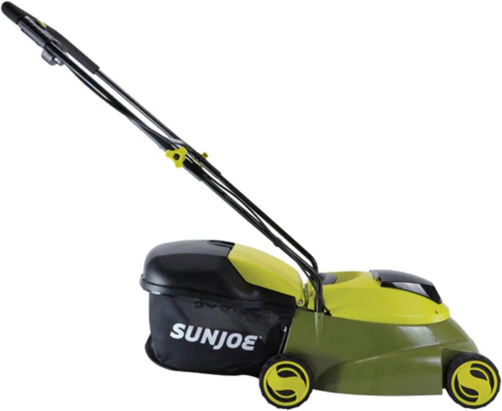 Sun Joe MJ24C-14-XR 24V IONMAX Walk-Behind Lawn Mower with 600W Motor, 14-Inch Mowing Width, Includes Collection Bag, Battery, and Charger