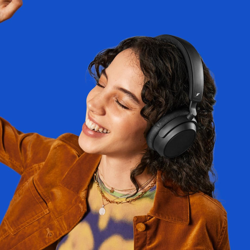 Sennheiser ACCENTUM Plus Wireless Bluetooth Headphones Noise Cancelling - Quick-Charge Feature, 50-Hr Battery Playtime, Adaptive Hybrid ANC, Bluetooth Over Ear Headphones for Traveling, School, Black