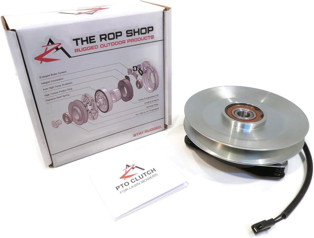 The ROP Shop Electric Clutch Counter Clockwise with 1' Crankshaft, 7 3/4' Pulley Diameter