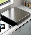 Gas Stove Cover Board, Top Covers for Burners,Noodle for Electric Induction Cooktop,Glass Protector(L35xW45xH7cm/13.8x17.7x2.8in)