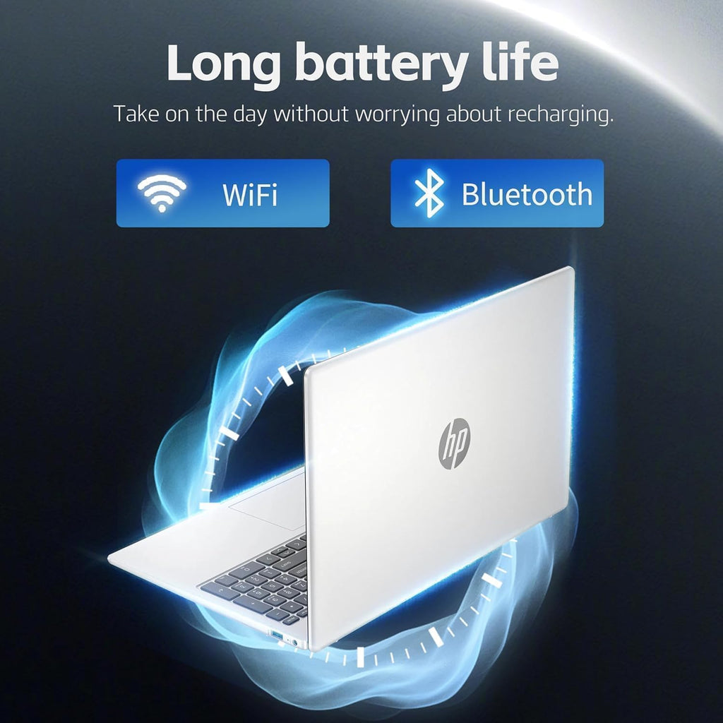 HP Pavilion 15.6' FHD Display Business Laptop Computer • Intel 8-Core i3 N305 CPU • 16GB RAM • 512GB SSD • Wi-Fi 6 • Fingerprint Reader • Windows 11 with Microsoft Office