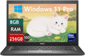Dell Latitude 7280 Business Laptop, 12.5' HD(1366x768) Display, Core i5-6300, 2.4GHz-3.0GHz, 8GB DDR4 RAM, 256GB SSD, Webcam, Windows 11 Pro (Renewed)