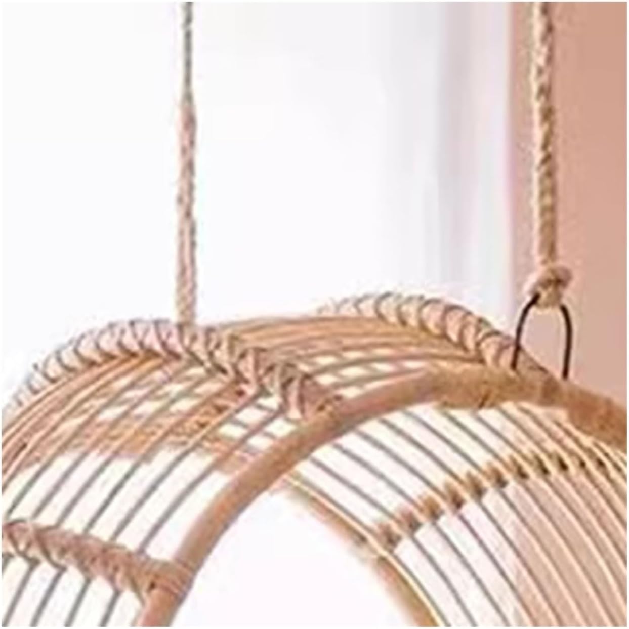 Rattan Chair Outdoor Balcony Hanging Basket Rocking Chair Household Hanging Swing Hammock Indoor Hanging Chair Modern Accent Chair for Living Room