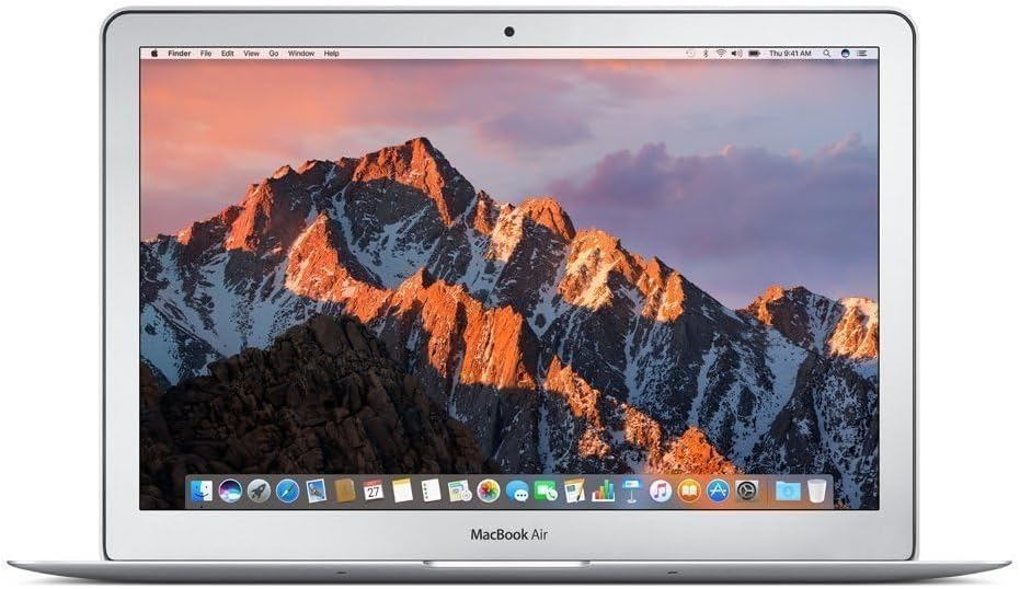 Apple Mid 2017 MacBook Air with 1.8GHz Intel Core i5, 13-inch, 8GB RAM, 256GB SSD, Silver (Renewed)