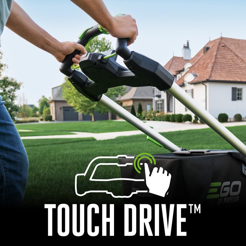 EGO POWER+ Electric Lawn Mower, Self-Propelled Cordless with 22' Aluminum Deck, Select Cut and Touch Drive, Includes 56V 10.0Ah Battery and Charger - LM2206SP