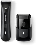 MANSCAPED® The Handyman™ Compact Foil Face Shaver & The Lawn Mower® 3.0 Plus Groin, Body & Ball Hair Trimmer - Men's Portable Travel Facial Hair Groomer, USB-C Rechargeable Razors, Waterproof
