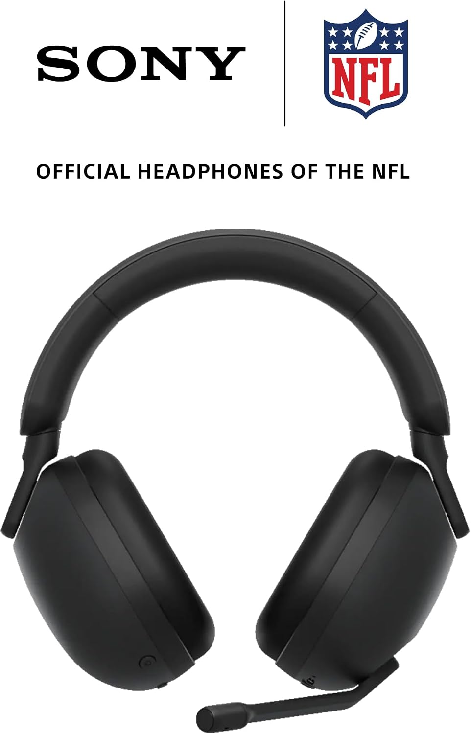 Sony INZONE H9 Gaming Headset, Wireless Noise Canceling Bluetooth Headset with Microphone, 360 Spatial Sound, for PC and PS5 (WH-G900N), Black