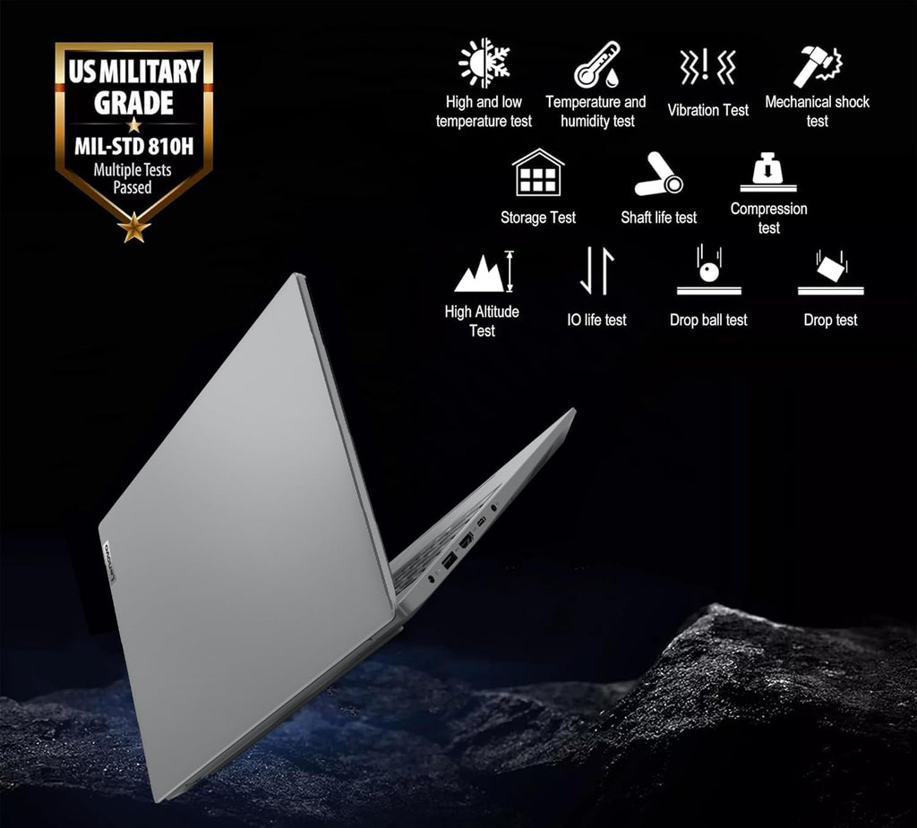 Lenovo Laptop V15 for Business, Home, Student (15.6' FHD Anti-Glare, Intel i7-1255U, 16GB RAM, 512GB SSD), Numeric Keypad, Webcam w/Shutter, Type-C, RJ-45, Wi-Fi, Win 11 Pro w/AI Copilot, Grey