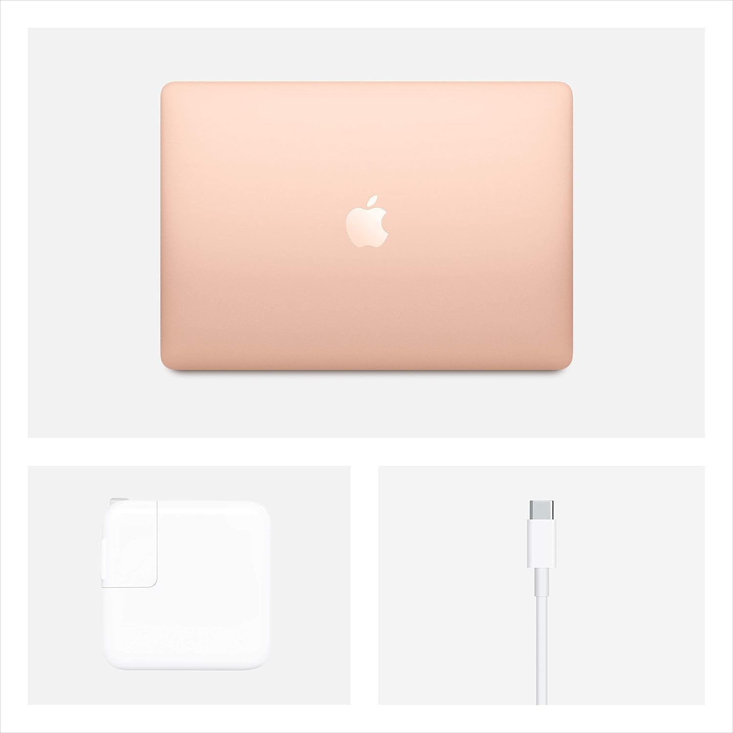 Apple Early 2020 MacBook Air with 1.1GHz Core i5, 13-inch, 8GB RAM, 512GB SSD, Gold (Renewed)