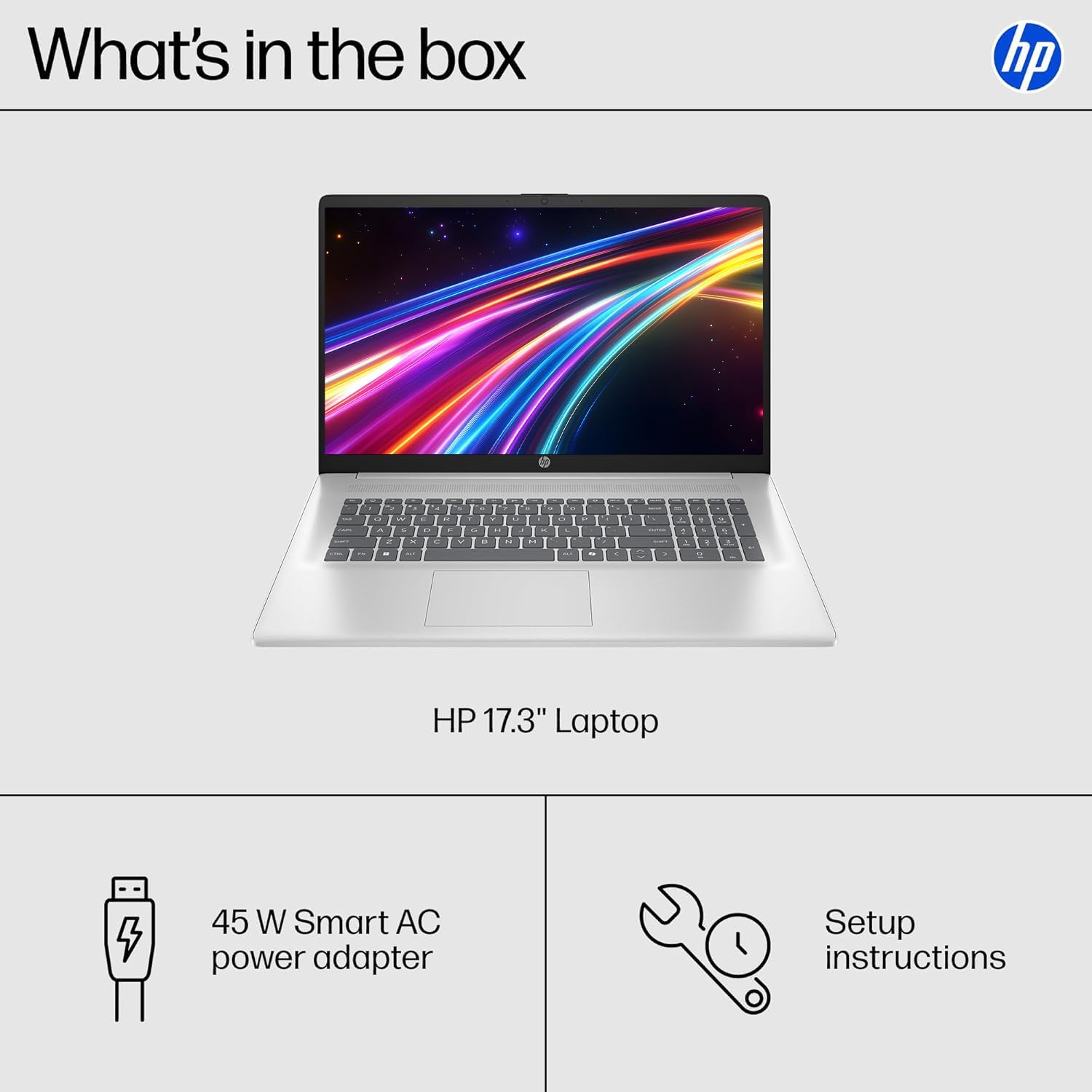 HP 17 Business Laptop 2025/2026 Edition, 17.3' Full HD IPS Display, AMD Ryzen 5 7430U (Beats Intel i7-1355U), AI Copilot Key, 64GB RAM, 2TB NVMe SSD, HDMI, Wi-Fi 6, Windows 11 Pro, WOWPC Recovery USB