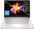 HP 2025 Student Laptop, Intel Processor N150(up to 3.6 GHz), 14 Inch LED Screen,16G RAM, 256GB Storange (128GB UFS+128GB MSD),1 Year Office 365, Windows 11 Home,Honey Lavender,w/YYY Accessories