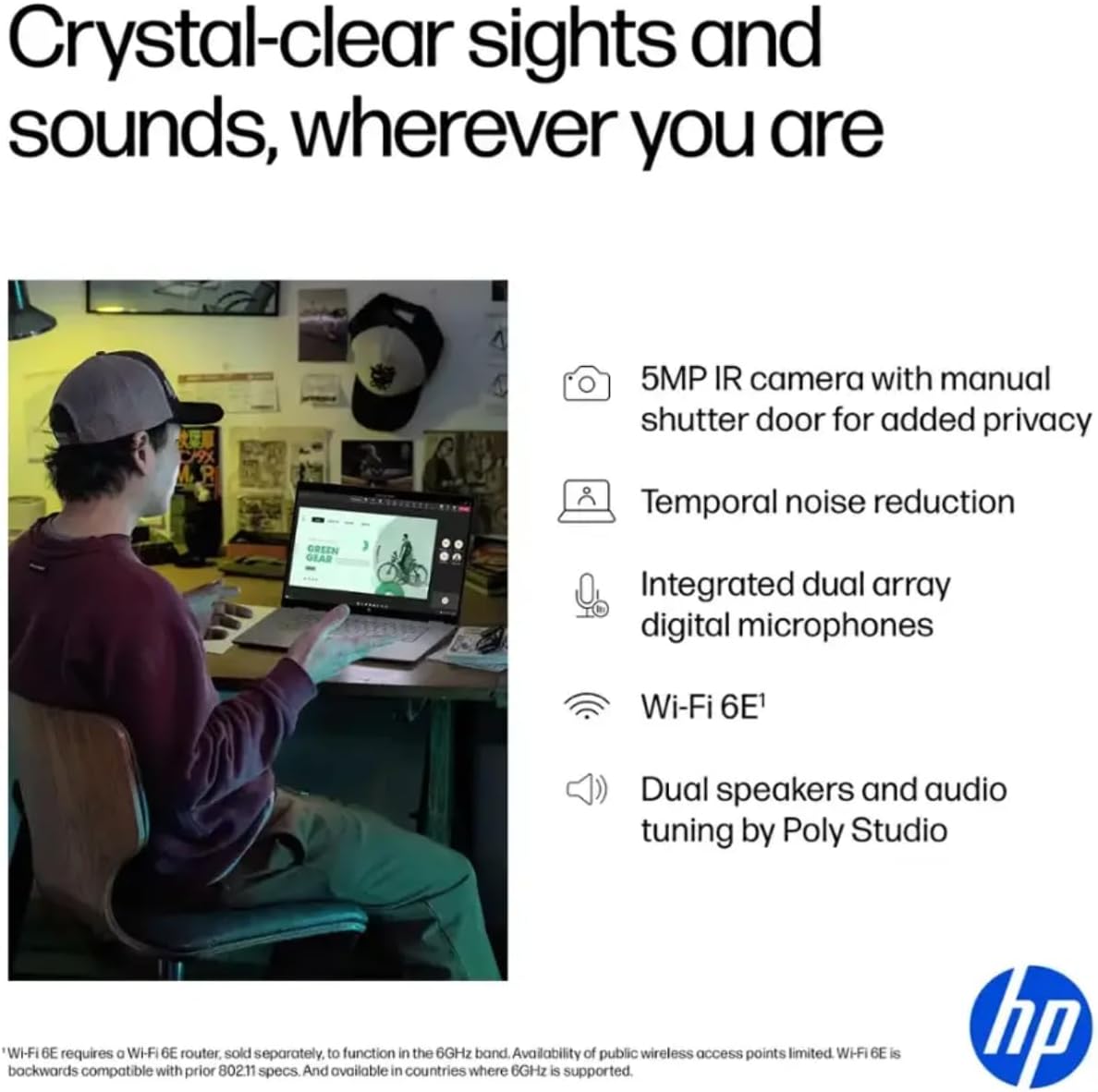 HP OmniBook X Flip 16' 2-in-1 Laptop - Copilot+ AI PC, AMD Ryzen AI 7 350, 24GB RAM, 1TB SSD, WUXGA Touchscreen (400 nits), Up to 21Hours, Win11,WiFi 6E, BT 5.3, Envy X360 W/Mouse