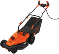 BLACK+DECKER Electric Lawn Mower with Bike Handle, 15-Inch, 10-Amp, Corded (BEMW472BH)