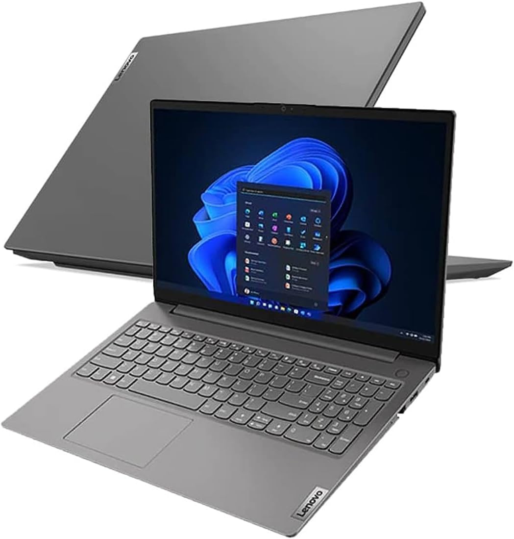 Lenovo Laptop V15 for Business, Home, Student (15.6' FHD Anti-Glare, Intel i7-1255U, 16GB RAM, 512GB SSD), Numeric Keypad, Webcam w/Shutter, Type-C, RJ-45, Wi-Fi, Win 11 Pro w/AI Copilot, Grey