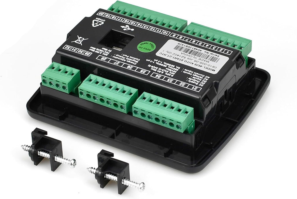 DSE4520 Auto Mains Failure Control Module Self‑Starting LCD Controller,AMF Control Module Automatic Transfer Switch with LCD Display for Electronic Engine Generator Set Applications