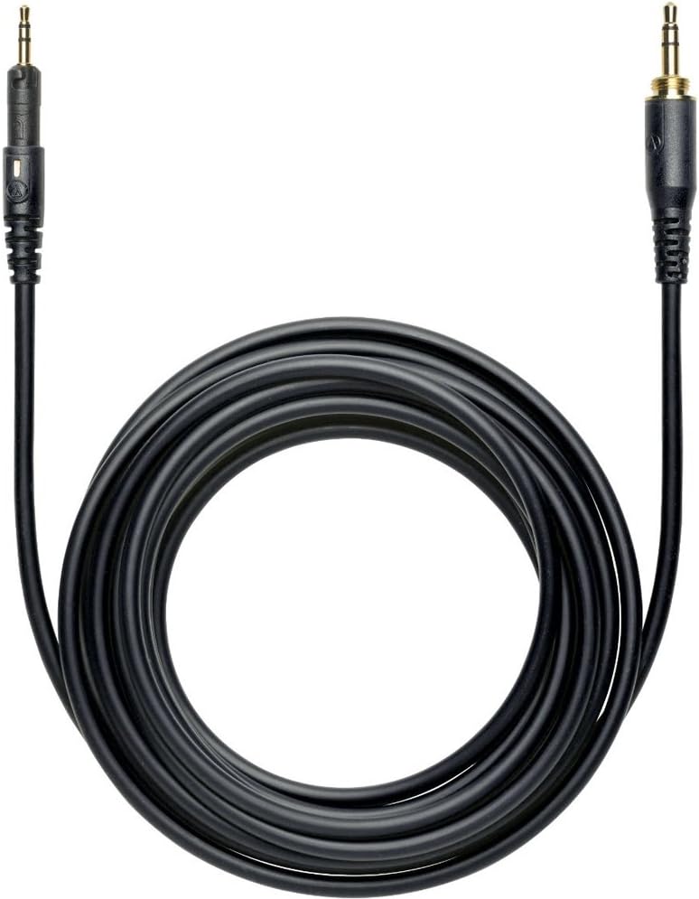 Audio-Technica ATH-M40x Professional Studio Monitor Headphone, Black, with Cutting Edge Engineering, 90 Degree Swiveling Earcups, Pro-Grade Earpads/Headband, Detachable Cables Included