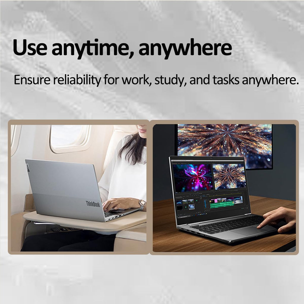 Lenovo ThinkBook 15 Gen 4 Business Laptop (15.6' IPS FHD Touchscreen, Intel 10-Core i7-1255U, 40GB RAM, 1TB SSD), FHD Webcam, Narrow Bezel, Backlit, Fingerprint, Thunderbolt 4, Win 11 Pro, Grey