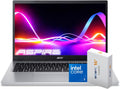 Acer Aspire Go 15 Laptop, Next-Gen Intel Core 3 N355 (8 Cores), 15.6' FHD Display, 8GB DDR5 RAM, 628GB Storage (128GB SSD + 500GB External Drive), Copilot Key, HDMI, Windows 11, WOWPC USB, w/o Earbuds