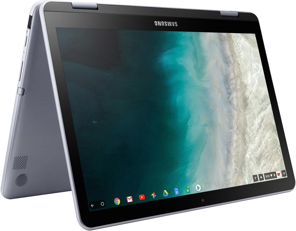 Samsung Chromebook Plus V2 360 2-in-1 Laptop w/Dual Webcam (12.2' FHD+ Touchscreen,Intel Celeron 3965Y, 4GB RAM, 128GB (64GB eMMC+64GB SD Card), Stylus Pen) Home & Education, IST SDCard, Chrome OS