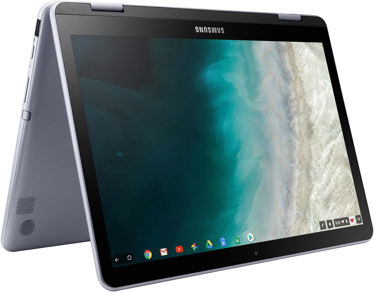 Samsung Chromebook Plus V2 360 2-in-1 Laptop w/Dual Webcam (12.2' FHD+ Touchscreen,Intel Celeron 3965Y, 4GB RAM, 128GB (64GB eMMC+64GB SD Card), Stylus Pen) Home & Education, IST SDCard, Chrome OS