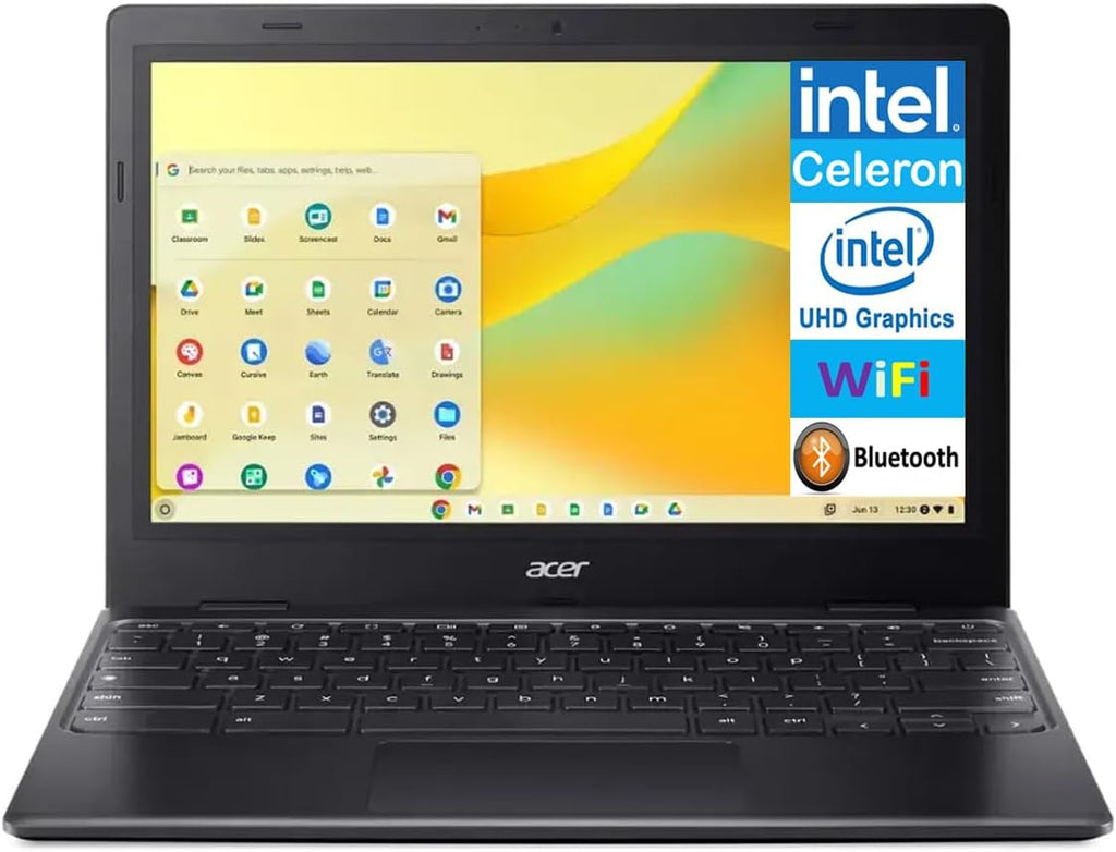 acer Chromebook 311 CBOA311-1H-C90F 11.6' HD Display (Intel Celeron N4500 Dual-Core, 4GB LPDDR4X RAM, 64GB eMMC, Intel UHD Graphics, Bluetooth, Wi-Fi, Chrome OS)