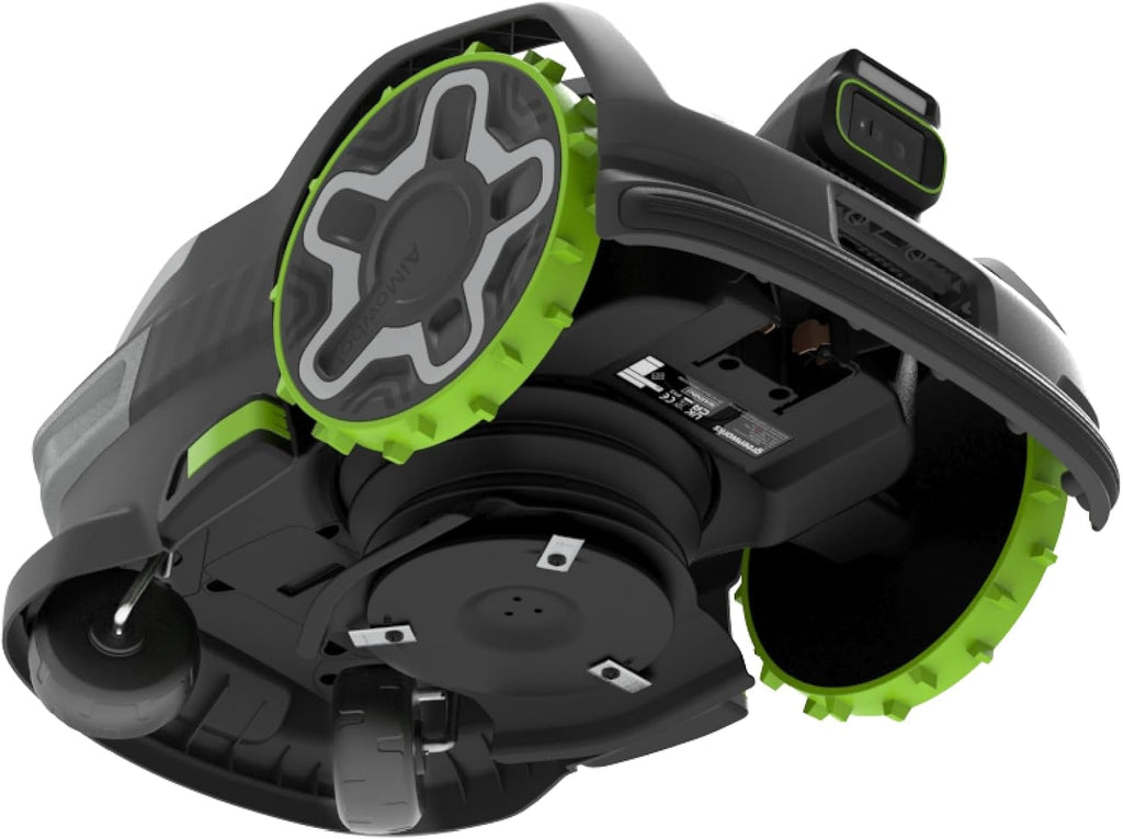 Greenworks C20Z Wire-Free Robotic Lawn Mower, up to 1/2 Acre, RTKVision Navigation, 24-Degree Slope Climbing, Smart Obstacle Avoidance, App Control with Electric Height Adjustment