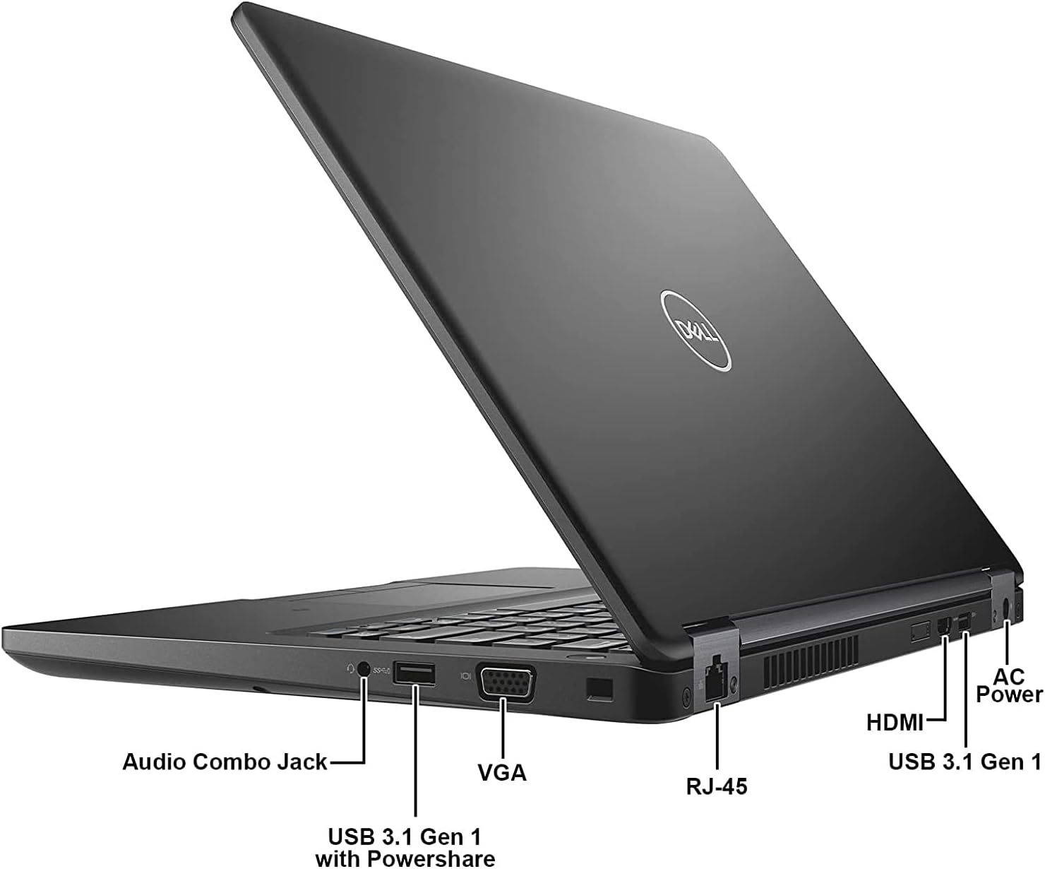 Dell Latitude 5490 14' FHD (1920 x 1080) Business Laptop, Intel Core i5-7300U, 2.6Ghz Up to 3.5GHz, 16GB DDR4 RAM, 512GB SSD, Backlit Keyboard, VGA, HDMI, USB-C, Webcam, Windows 11 Pro (Renewed)