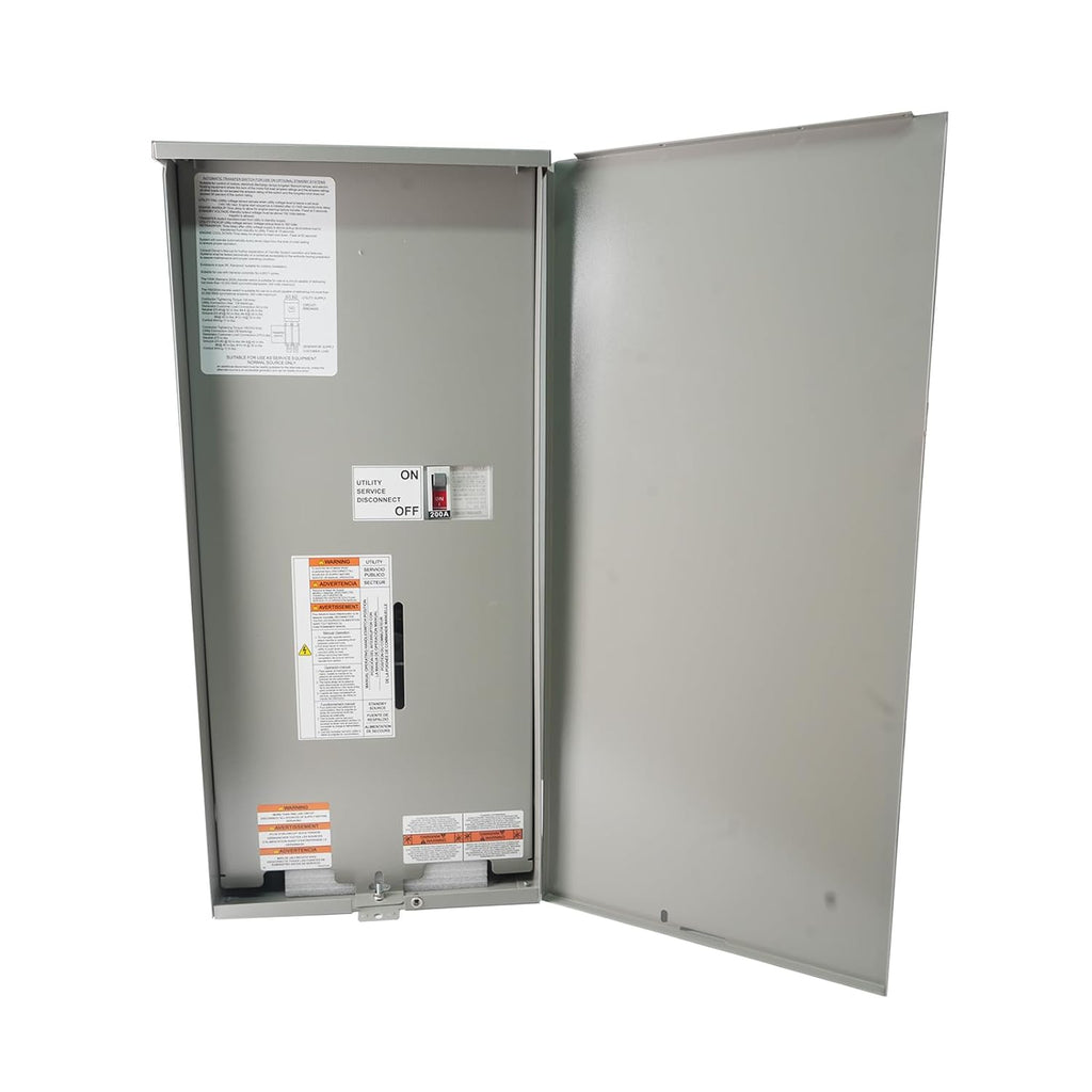 RXSW200A3 200 Amp Automatic Transfer Switch w/Power Management Replacement for Generac, Service Entrance Rated, NEMA 3R Aluminum Enclosure