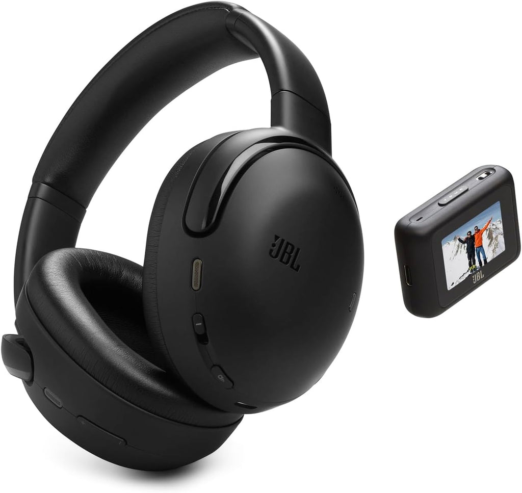 JBL Tour One M3 Smart Tx - Wireless Over-Ear Noise Cancelling Headphones with Smart Transmitter, Hi-Res Audio (3.5mm or USB-C), Spatial 360 Sound with Head Tracking & 70Hrs of Playback (Black)
