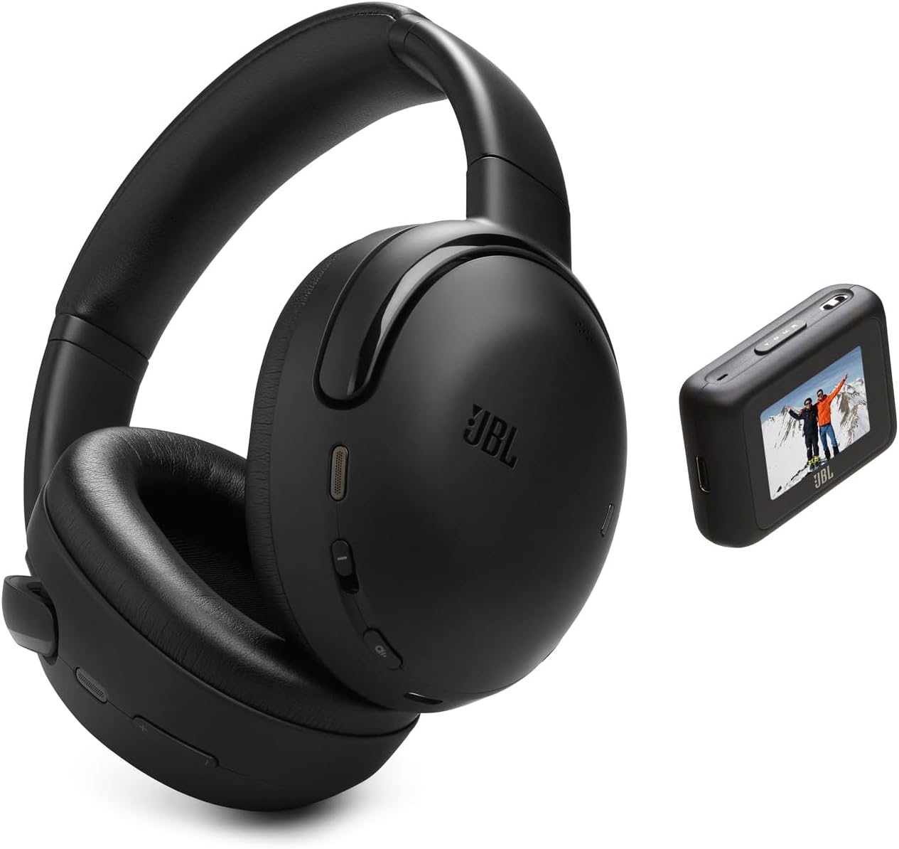 JBL Tour One M3 Smart Tx - Wireless Over-Ear Noise Cancelling Headphones with Smart Transmitter, Hi-Res Audio (3.5mm or USB-C), Spatial 360 Sound with Head Tracking & 70Hrs of Playback (Black)
