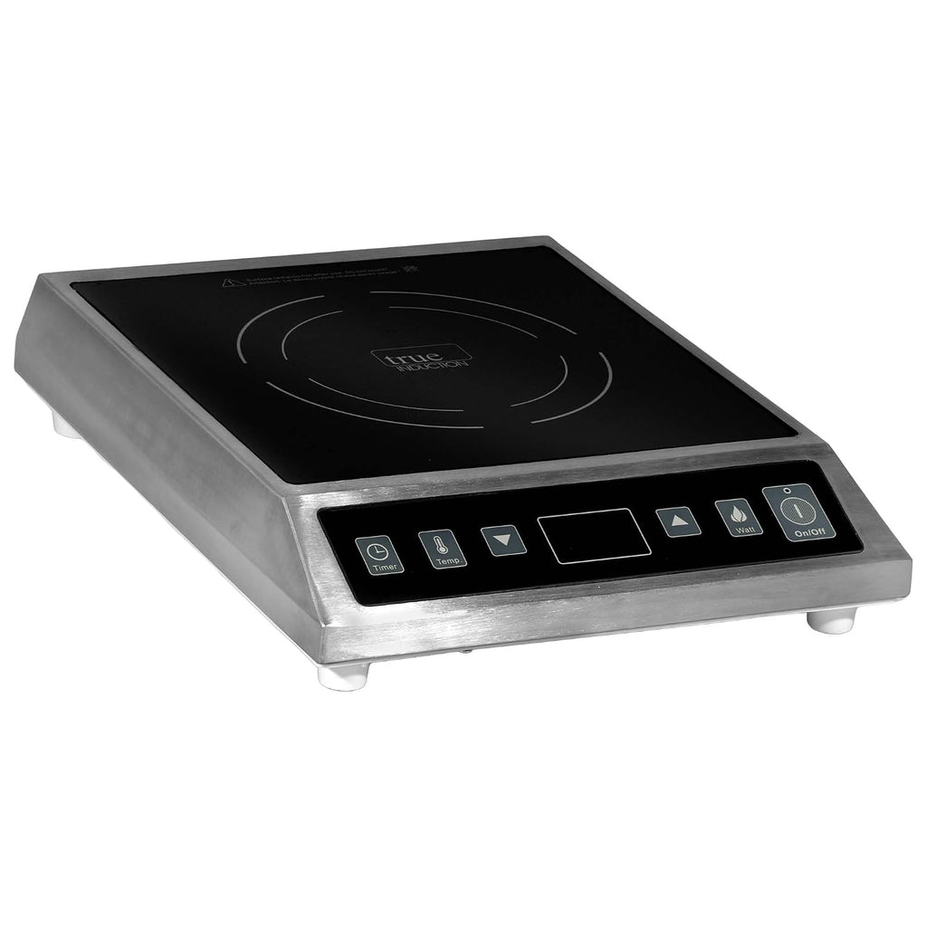 TI-1SSC Commercial 12 inch Portable Single Burner Induction Glass-Ceramic Cooktop, 1750W, UL197 Certified