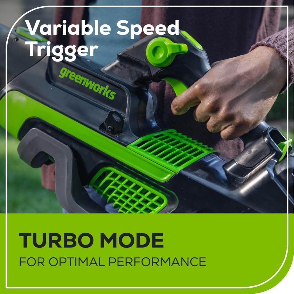 Greenworks 80V 21' Cordless Battery Push Lawn Mower w/ 4.0Ah Battery & Charger String Trimmer Tool only Kit