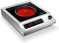 1800W Hot Plate Electric, 9 Power Levels Commercial-Grade Induction Cooktop, Portable Infrared Burner with Timer and Child Safety Lock, for Apartment, Dorm, RV and Restaurant