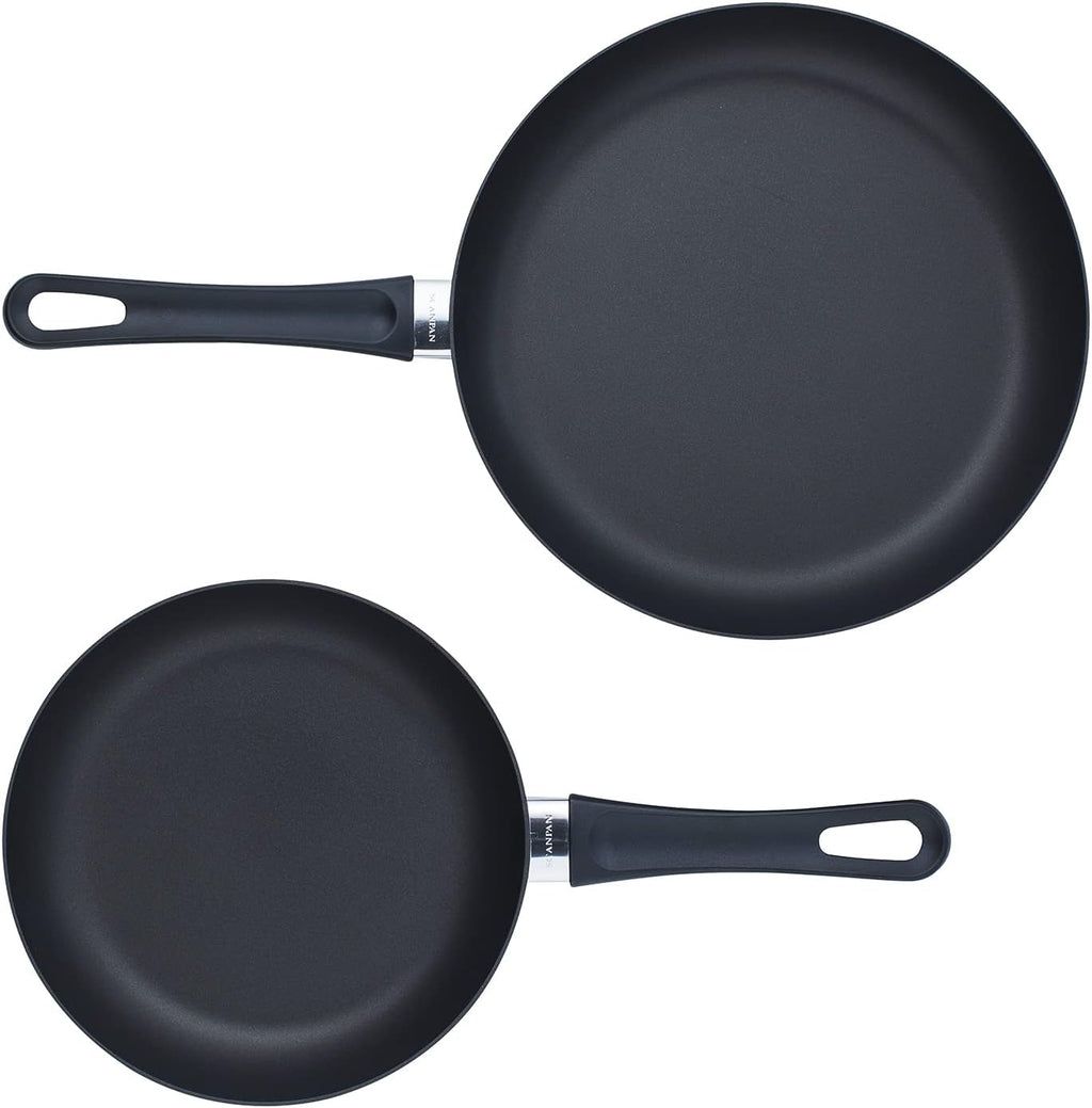 Scanpan Classic Induction 2 Piece Nonstick Fry Pan (8, 10 1/4 inch) – Compatible with All Cooktops, Induction Ready, Metal Utensil Safe, Oven Safe to 500°F, Dishwasher Safe