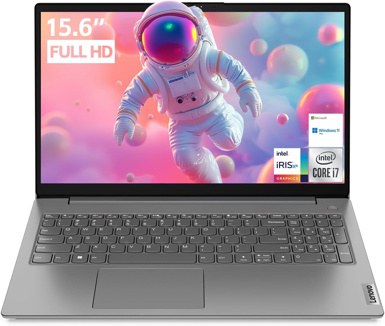 Lenovo V15 Laptop for Business, Home, Student | 15.6' FHD Anti-Glare Display | Intel Core i7-1255U | 40GB RAM | 2TB SSD | HDMI | Type-C | RJ-45 | Numeric Keypad | Webcam | Wi-Fi 6 | Windows 11 Pro